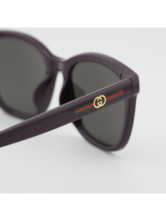 Gucci GG1984SK 004 Unisex Sunglasses Violet Square Frame, Grey Lenses main image 8